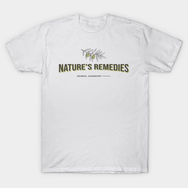 Nature's Remedies Herbal Harmony - Herbalism T-Shirt by Kamran Sharjeel